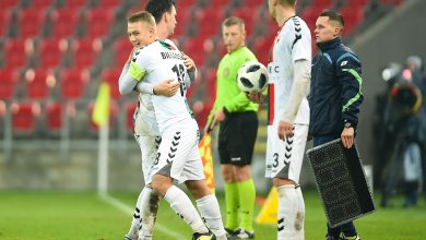 Jan Biegański - chociaż kapitanem GKS Tychy był na boisku zaledwie kilka minut - ustanowił nowy rekord. Został najmłodszym kapitanem drużyny w historii! (fot.GKS Tychy)Credit: Lukasz Sobala / Press Focus