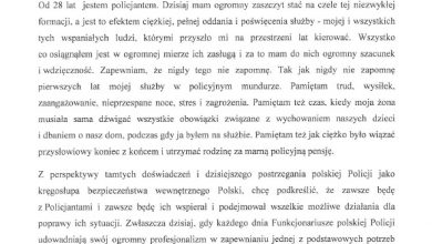 Komendant Główny Policji prosi policjantów o zrozumienie a tym, którzy chorują życzy szybkiego powrotu do zdrowia [LIST KOMENDANTA GŁÓWNEGO POLICJI] (fot.polcja.pl)