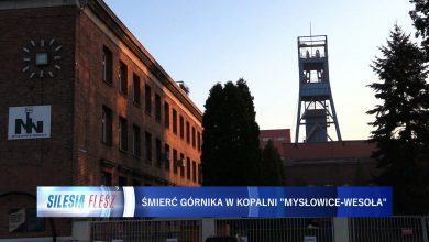 Mysłowice: Wstrząs w kopalni Wesoła. Nie żyje 35-letni górnik [WIDEO] (fot.mat.TVS)