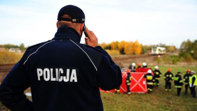 Tragedia na niestrzeżonym przejeździe kolejowym. Rodzina podróżująca citroenem wjechała pod szynobus (fot. Policja Lubuska)