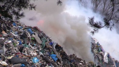 Gigantyczny pożar w Żorach! Płonie składowisko opon