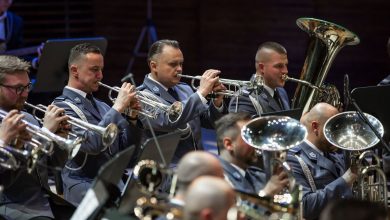 Policyjna orkiestra grała w NOSPR. Z okazji 100-lecia niepodległości i 45-lecia swojego istnienia