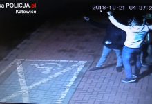 Katowice: Było pamiątkowe zdjęcie, po nim dewastacja pomnika Witkacego. Poznajecie ich? [WIDEO] (fot. KMP Katowice)