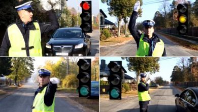 Policja kieruje ruchem przy cmentarzach. Wiecie jak się zachować i co pokazują policjanci?