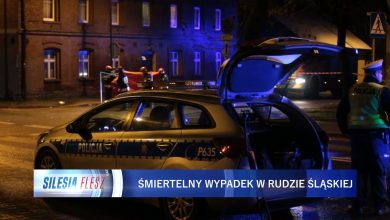 Tragiczny wypadek w Rudzie Śląskiej. Jedna osoba nie żyje, trzy w stanie ciężkim przebywają w szpitalu. Sprawca nie miał prawa jazdy [WIDEO] (fot.mat.TVS)