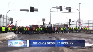 Hodowcy drobiu protestowali i blokowali DK 1 w Siewierzu [WIDEO]