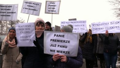 W czwartek 20 grudnia o godzinie 12.00 solidarnie wyszli m. in. przed siedzibę Prokuratury Okręgowej w Katowicach, wykorzystując 20-minutowe przerwy