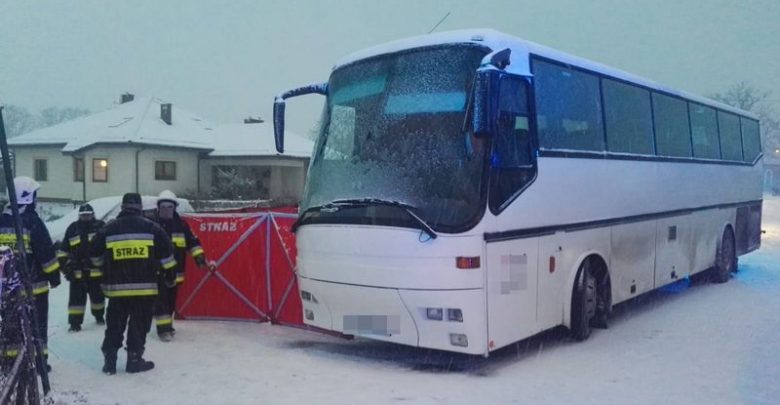 Kierowca autobusu potrącił 11-latka. Chłopiec zmarł (fot.KWP Gdańsk)