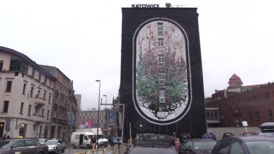 Katowice: Miasto ma kolejny mural. Nawiązuje do Szczytu Klimatycznego [WIDEO] (fot.mat.TVS)