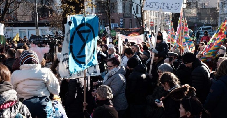 Marsz dla klimatu w Katowicach: organizatorzy mają zastrzeżenia do działań policji [WIDEO]