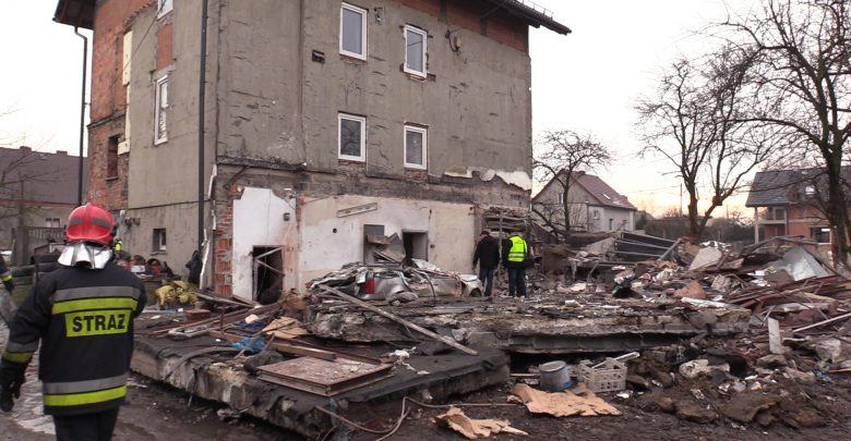 Potężny wybuch gazu w Gliwicach. W eksplozji zginął mężczyzna