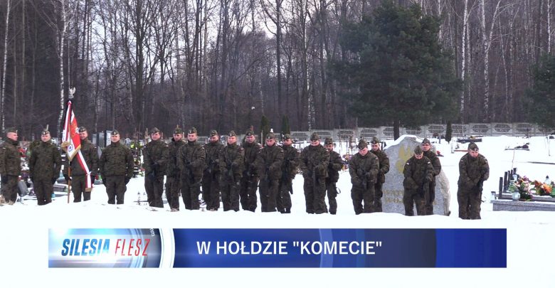 Katowice: Pogrzeb pułkownika Mariana Piotrowicza "Komety". Żołnierz Armii Krajowej zmarł w wieku 96 lat [WIDEO] (fot.mat.TVS)