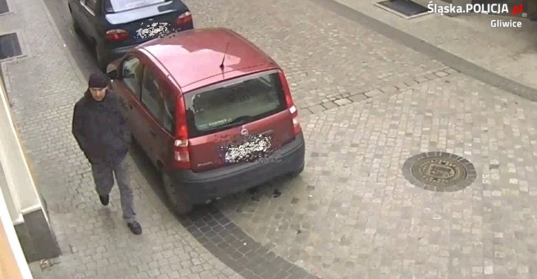 Gliwice: Zuchwała kradzież w centrum miasta. Rozpoznajecie złodzieja? [ZDJĘCIA] (fot. KMP Gliwice)