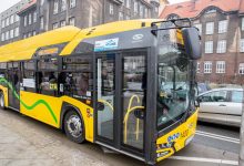 Elektryczny autobus marki Solaris wyjechał dziś w swoją pierwszą trasę po Katowicach (fot.UM Katowice)