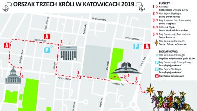 Orszak Trzech Króli w Katowicach [TRASA PRZEJŚCIA ORSZAKU] (fot.UM Katowice)