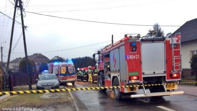 Śląskie: Tragiczny wypadek w Bojszowach (fot.www.112tychy.pl - Tyskie Służby Ratownicze)