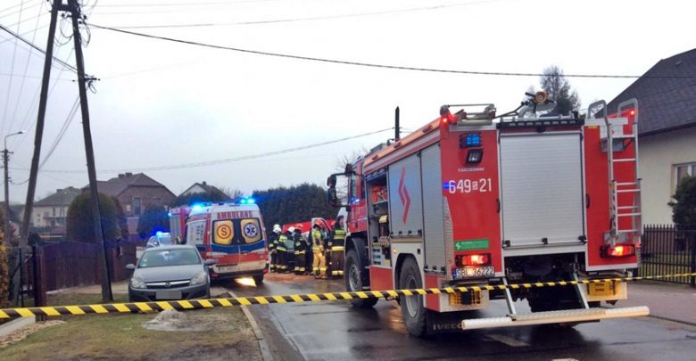 Śląskie: Tragiczny wypadek w Bojszowach (fot.www.112tychy.pl - Tyskie Służby Ratownicze)