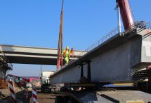 DK 44 w Tychach: trwają prace przy budowie wiaduktu [ZDJĘCIA] (fot. materiały prasowe)