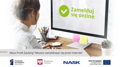 E-meldunek, czyli zamelduj się przez Internet (fot.Ministerstwo Cyfryzacji)