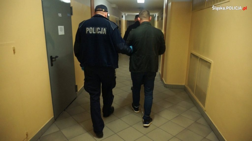 Policjanci zwalczający przestępczość gospodarczą zatrzymali 38-latka we Wrocławiu. Jeszcze tego samego dnia trafił do Prokuratury Regionalnej w Katowicach (fot.policja)