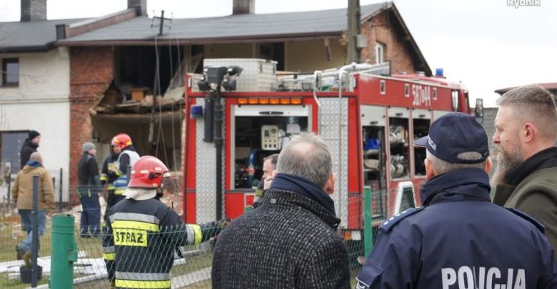 Wybuch gazu w Bełku: Dom do rozbiórki. Dla rodziny potrzebna natychmiastowa pomoc! (KMP Rybnik)