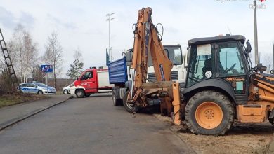 Śląskie: Zginął pod kołami ciężarówki, którą wcześniej kierował (fot.KMP Rybnik)