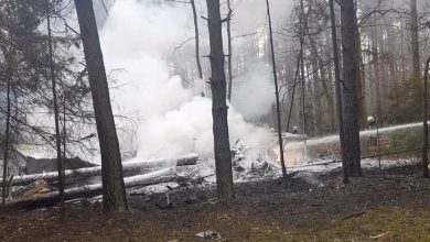 PILNE!!! Katastrofa wojskowego myśliwca! Pilot katapultował się. Zobaczcie WIDEO