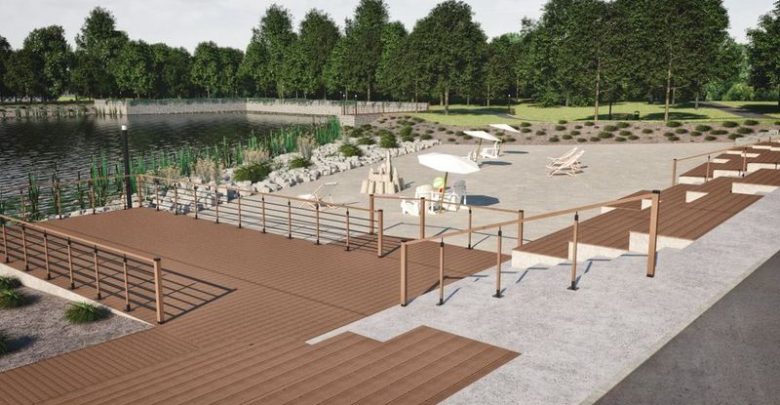 Nowe kąpielisko powstaje w Rybniku [FOTO] Będzie plaża i podest widokowy