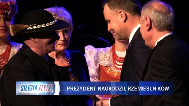 Prezydent Rzeczpospolitej Polskiej Andrzej Duda wziął dziś udział w XXVI Wielkiej Gali Izby Rzemieślniczej w Domu Muzyki i Tańca w Zabrzu