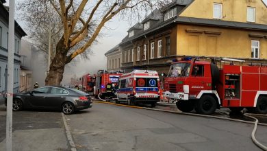 Pożar w Bielsku-Białej [WIDEO] Podpalacz zatrzymany