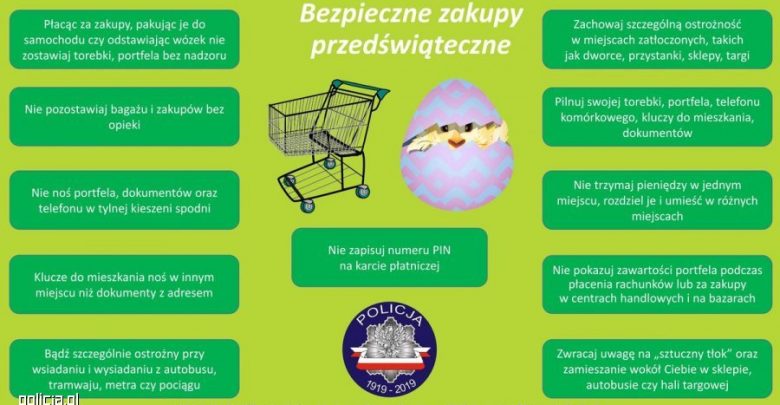Bezpieczne zakupy przedświąteczne. Policja radzi (fot.policja.pl)