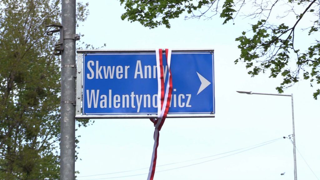 Niedawno skwer przy kopalni Wujek został nazwany imieniem Anny Walentynowicz