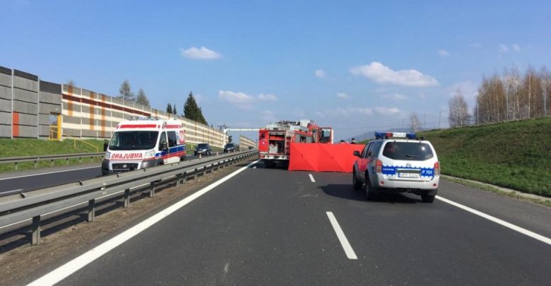 Tragiczny wypadek w Bielsku-Białej. Nie żyje motocyklista. Policja szuka świadków