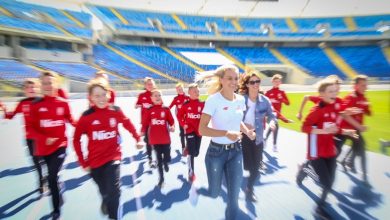 Ambasadorkami Stadionu Śląskiego zostały Justyna Święty-Ersetic i Ewa Swoboda (fot.slaskie.pl)