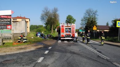 Tragiczny wypadek na DK 78 w Nowej Wsi! [ZDJĘCIA] Dwa samochody wypadły z drogi!