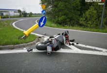 Śląskie: Ranny motocyklista uciekł z miejsca wypadku. Złapali go policjanci (fot.KPP Bieruń)