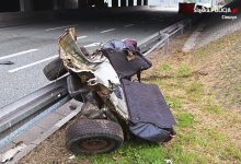 Tragiczny wypadek DW 941 w Skoczowie! [FOTO] Kobieta zginęła na miejscu