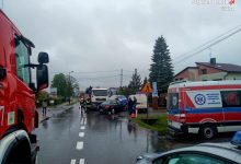 Śląskie: Tragiczny wypadek w Łanach Wielkich. Nie żyje 78-latek (fot.KMP Gliwice)