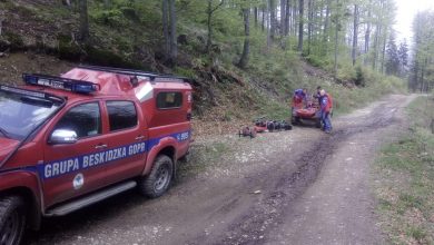 Makabryczne odkrycie na zboczu Stożka. Turyści znaleźli tu zwłoki mężczyzny! (fot.GOPR Beskidy)