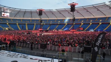 Ponad 41 tysięcy osób na Stadionie Śląskim bawiło się przy wstępach 20 polskich i zagranicznych wykonawców podczas imprezy "Roztańczony Śląski" (fot.slaskie.pl)