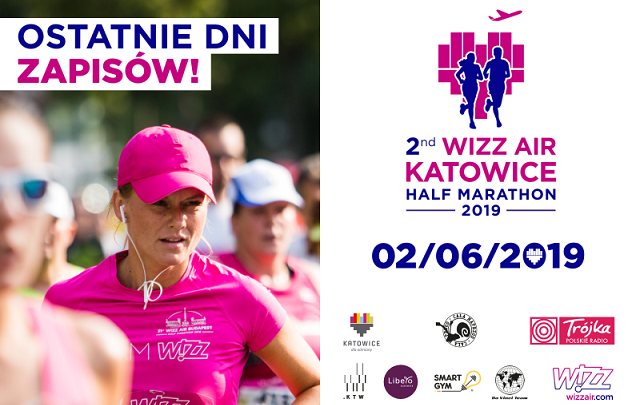 2nd Wizz Air Katowice Half Marathon już coraz bliżej! Jeśli chcecie wziąć udział w jednej z największych imprez biegowych na Śląsku, to jest szansa na zgarnięcie pełnego pakietu w PROMOCYJNEJ cenie!