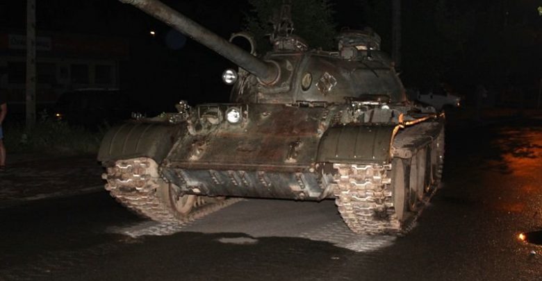 Jeździł czołgiem ulicami miasta. Był pijany (fot. policja.pl)