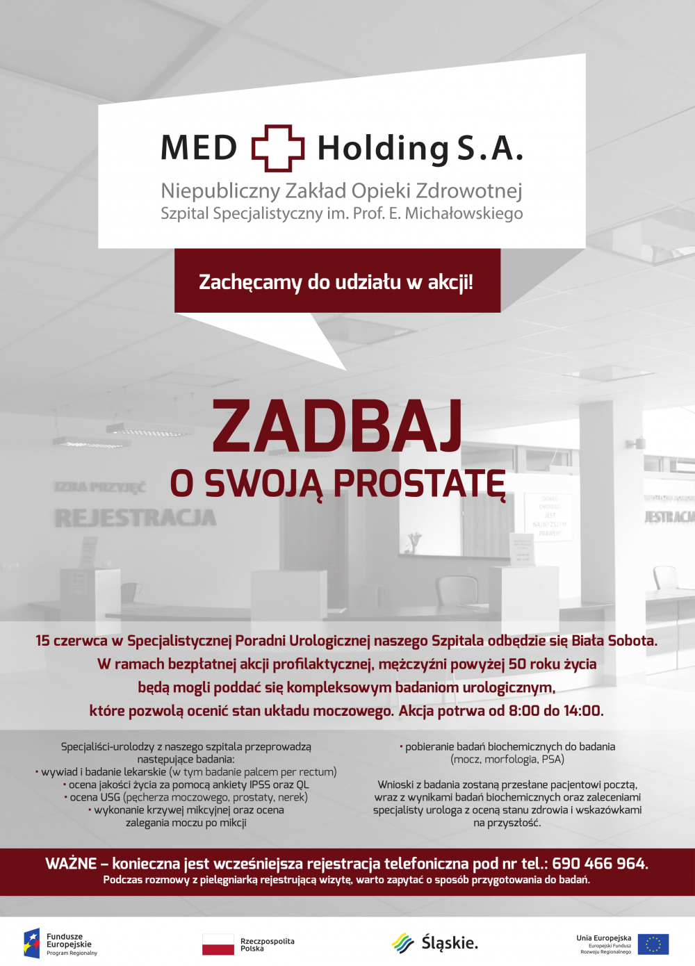 Biała Sobota Bezpłatne Badania Prostaty W Katowicach 15 Czerwca 4513