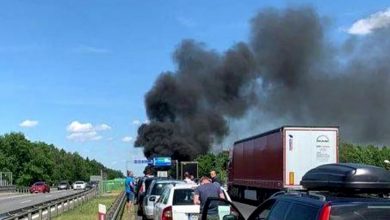 6 osób zginęło! Koszmar na A6 pod Szczecinem! Zderzenie ciężarówki i osobówek skończyło się potwornym pożarem!