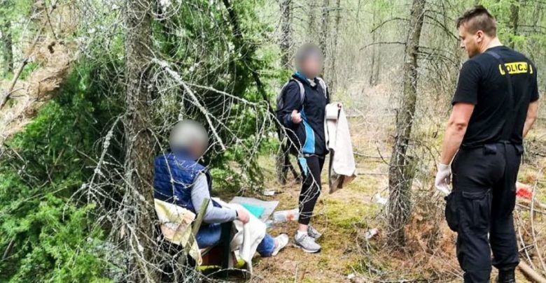 Wybuch gazu w Zielonej Górze. Poszukiwana matka z córką odnalezione w prowizorycznym szałasie [ZDJĘCIA] (fot.policja.pl)