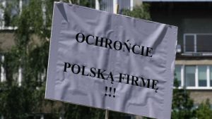 Gigantyczny podatek pogrąży koncern ze Śląska? Pracownicy firmy DOSPEL protestowali w Katowicach