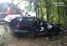 Tragiczny wypadek w Dąbrowie Górniczej [ZDJĘCIA] Kierowca był kompletnie pijany!