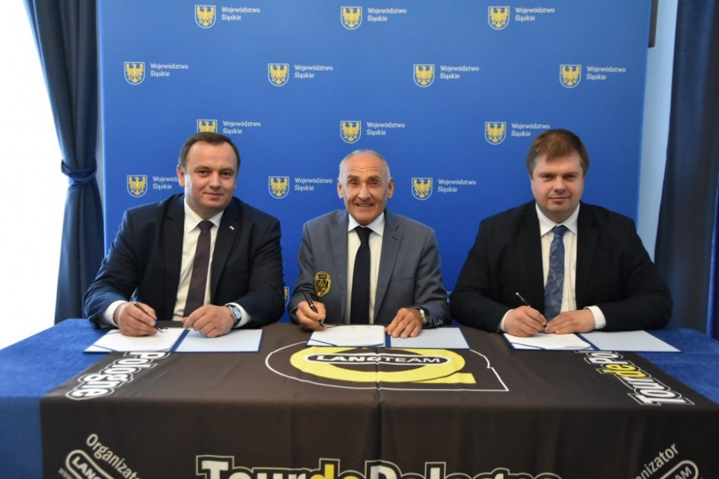 Urząd Marszałkowski Województwa Śląskiego i organizatorzy Tour de Pologne podpisali umowę na organizację wyścigu w województwie śląskim
