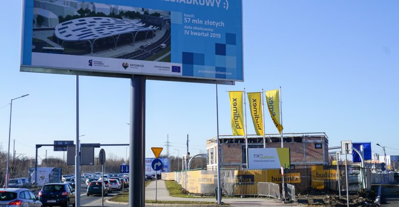 Katowice: Centrum Przesiadkowe "Sądowa"-kolejny etap prac i zmiany w organizacji ruchu (fot.UM Katowice)