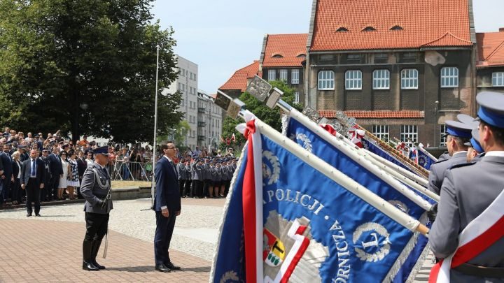 Katowice: Premier przyjechał na Święto Policji. "To wam Polacy zawdzięczają bezpieczeństwo!"
